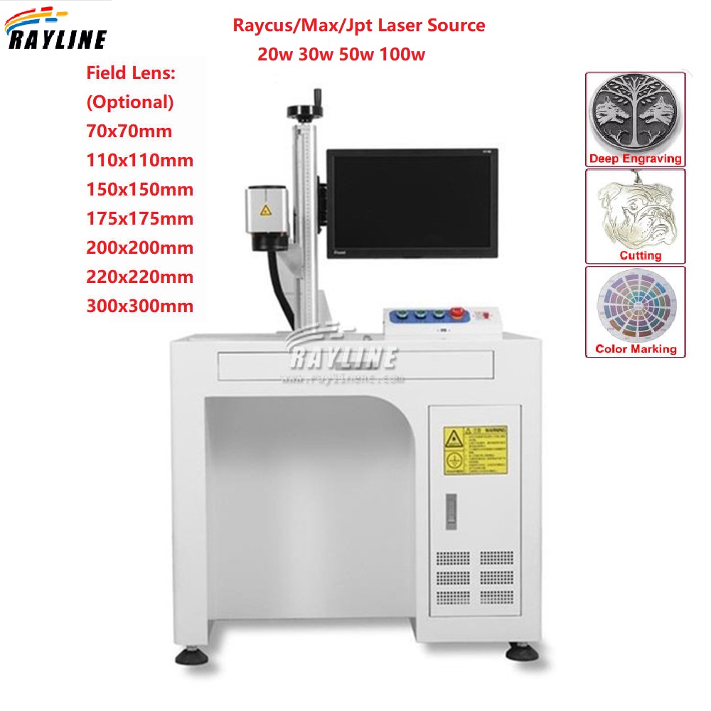 Fiber Laser Marking Machine 30W - Max Raycus Fiber Lazer Markalama Makinesi