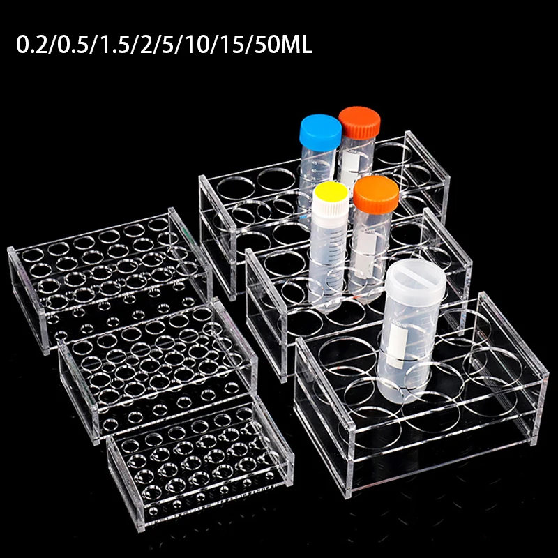 Lab Equipment - 0.2ML/0.5ML/1.5ML/2ML/10ML/15ML/50ML Test Tüpü Rafı Test Tüpü