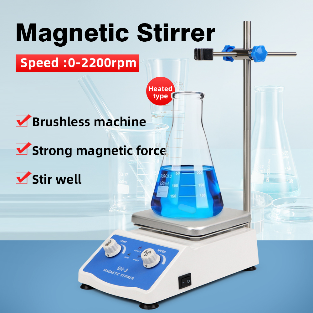 Lab Magnetic Stirrer Hot Plate - Isıtma Manyetik Karıştırıcı Mikser 1000 ml