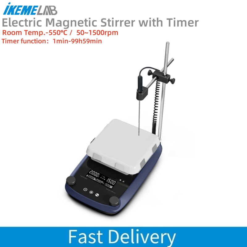 Lab Magnetic Stirrer Hot Plate - IKEME LCD Dijital Ekran Manyetik Karıştırıcı,