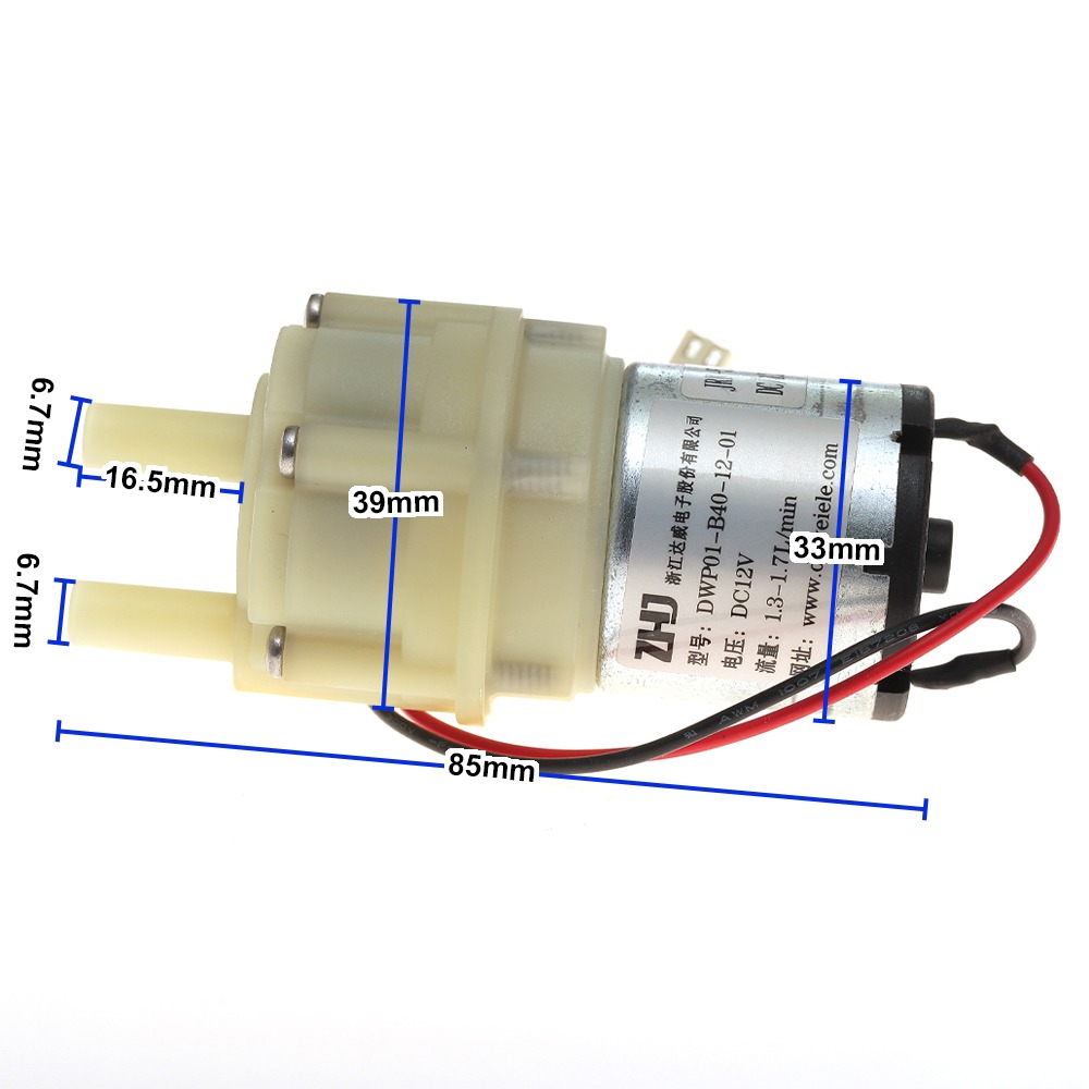 Mini Peristaltic Pump 12V - DC6-12V Küçük 528 Su Pompası, DC