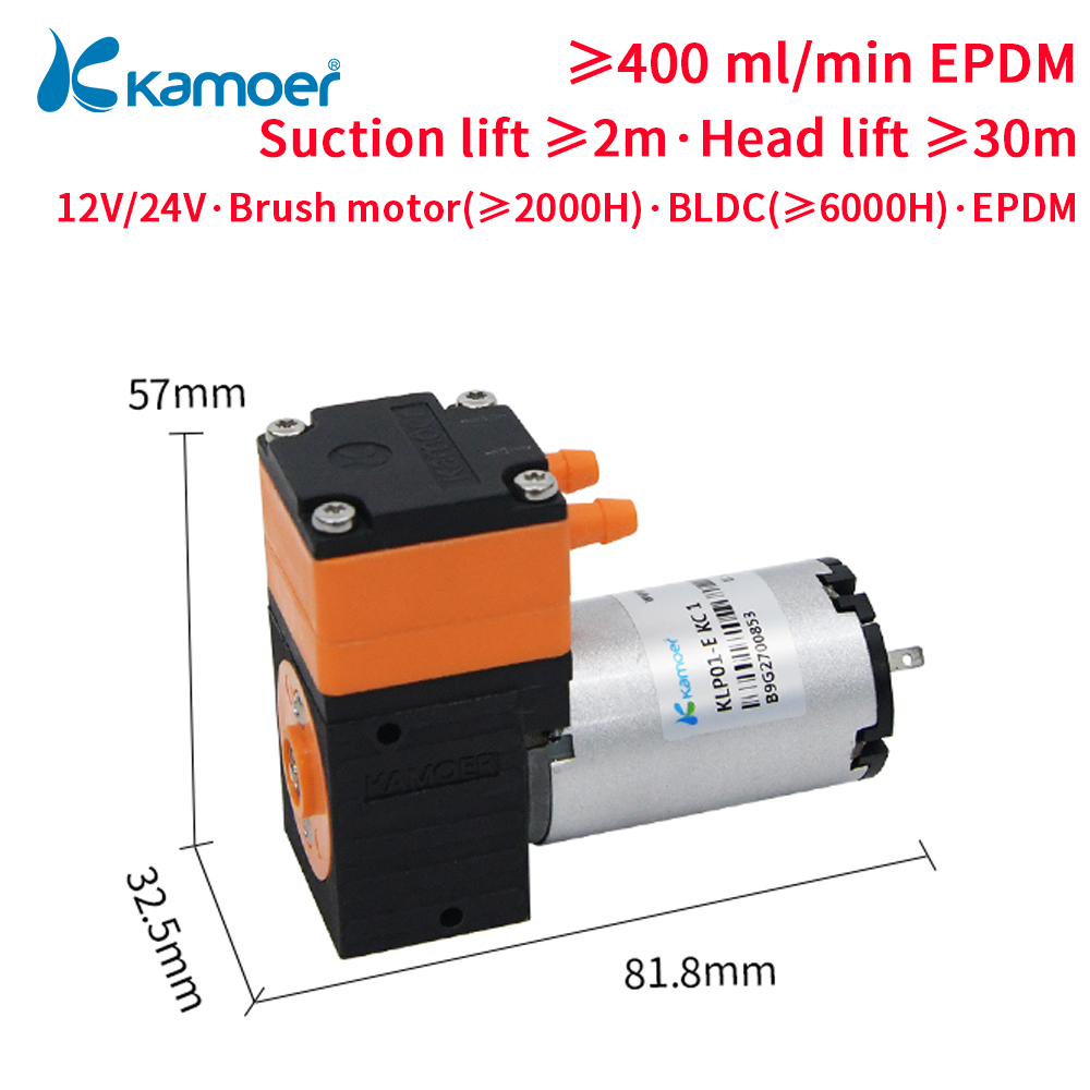 Mini Peristaltic Pump 12V - Kamoer 400 ml/dakika KLP01 Mini yüksek