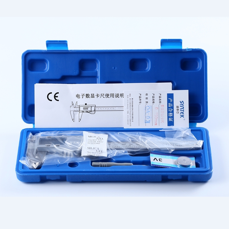 Digital Caliper 150Mm Stainless Steel - Endüstriyel IP54 Su Geçirmez Dijital Kumpas