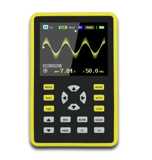 Fnirsi Digital Oscilloscope Handheld - 100MHz Bant Genişliği 500MS Örnekleme Süreli