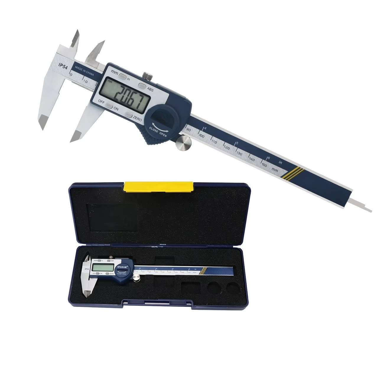 Digital Caliper 150Mm Stainless Steel - IP54 0-150mm Büyük LCD Ekranlı Dijital