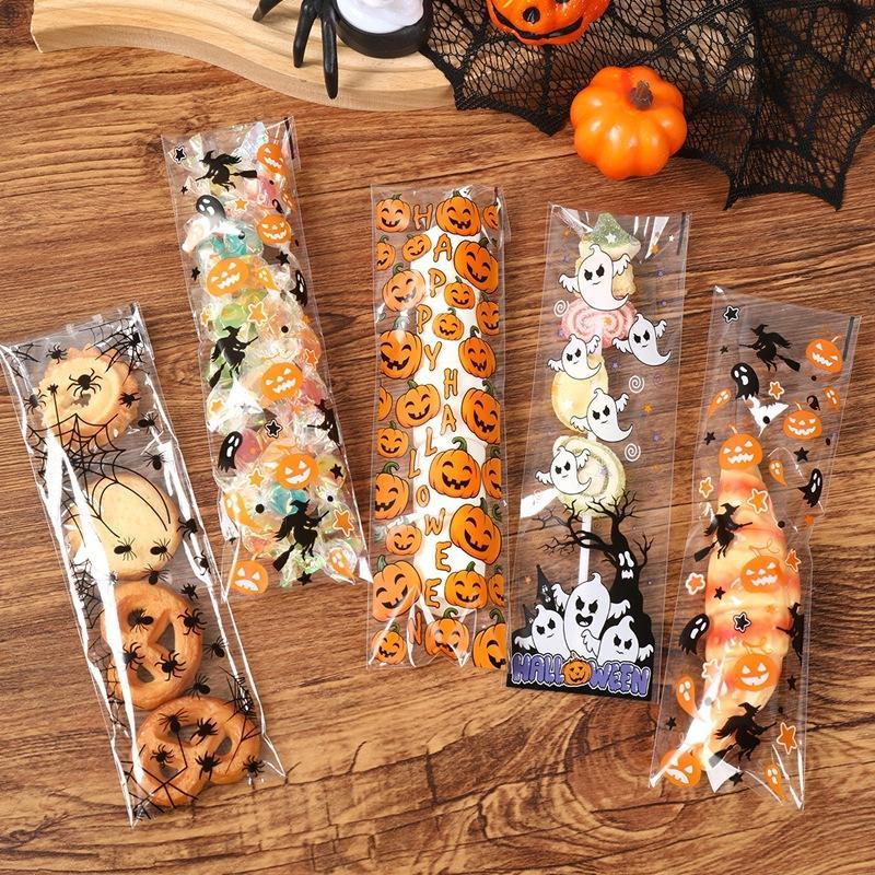 Packaging - 50/100 Adet Cadılar Bayramı Kendinden Yapışkanlı
