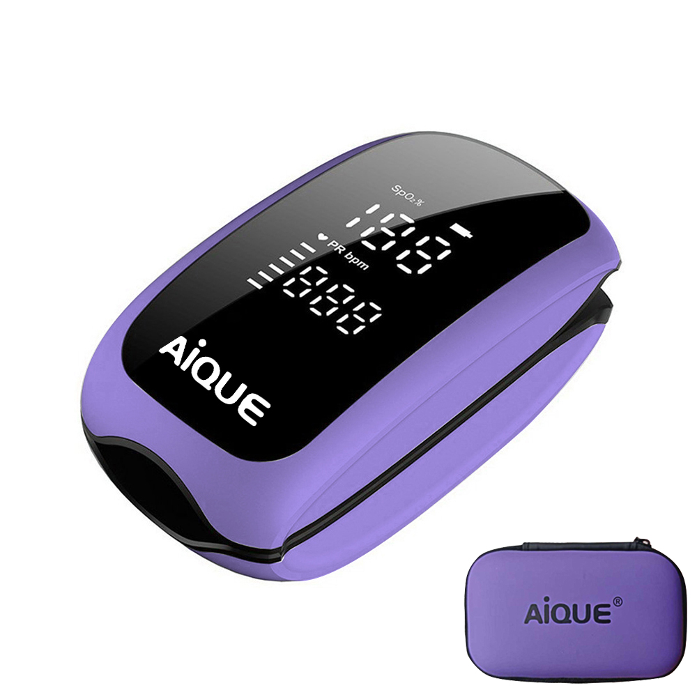 Pulse Oximeter Fingertip Rechargeable - AiQUE Şarj Edilebilir Dijital Parmak Nabız