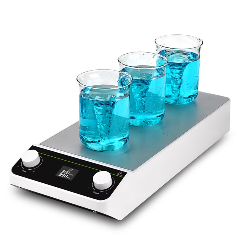 Lab Magnetic Stirrer Hot Plate - Paslanmaz çelik elektrikli ocak çok pozisyonlu