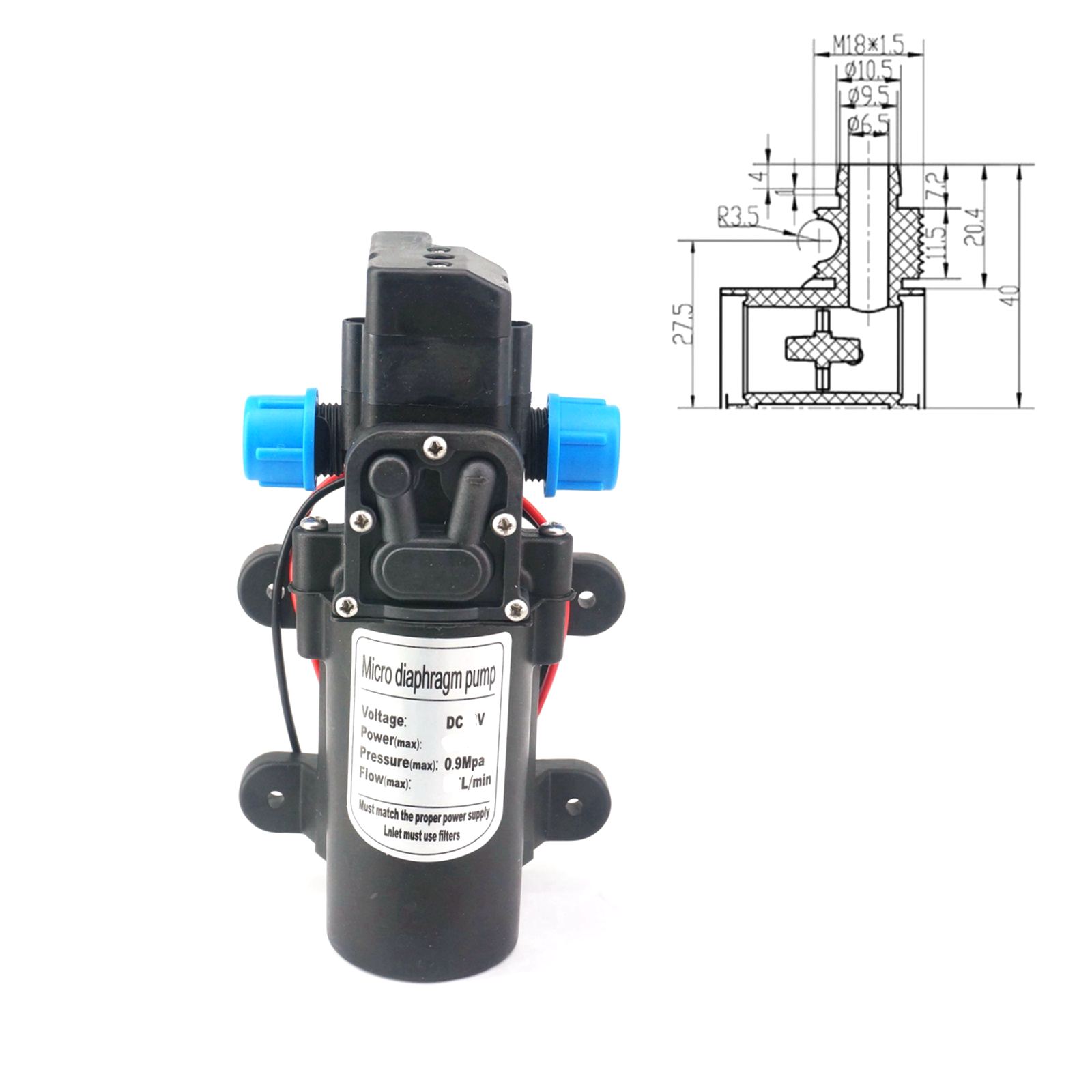 12V/24VDC 15W/30W/60W/80W Diya - Mini Peristaltic Pump 12V incelemesi ve fiyatı