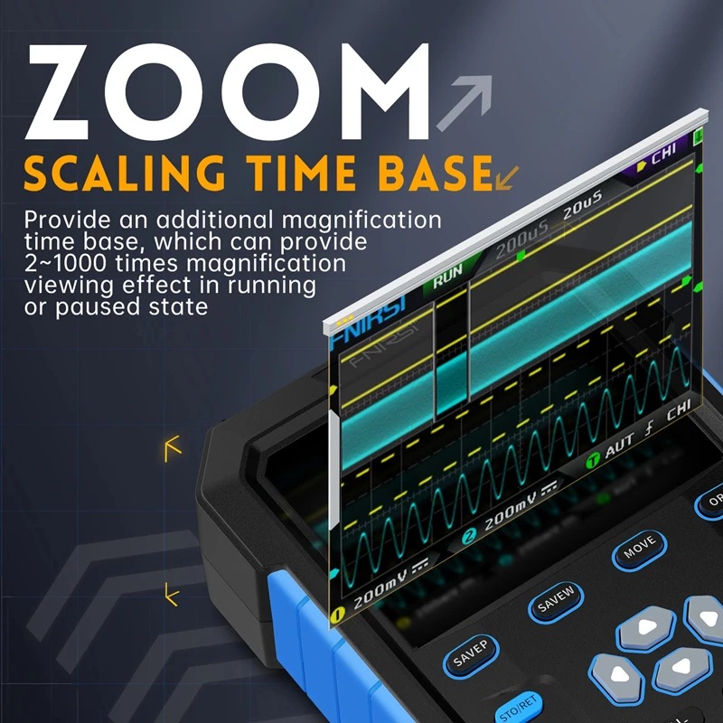 FNIRSI DPOX180H El Tipi Dijita - Fnirsi Digital Oscilloscope Handheld incelemesi ve fiyatı