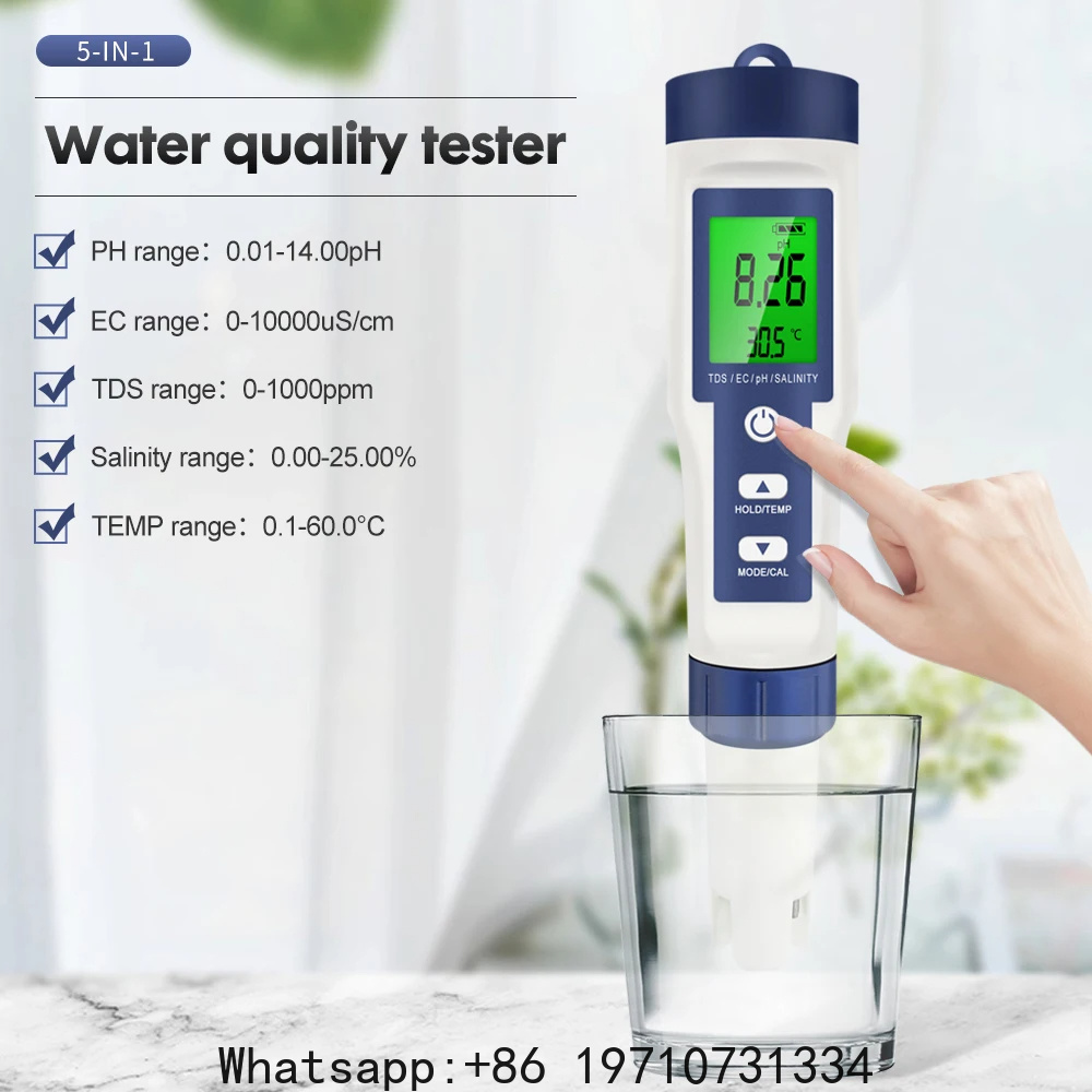5 In 1 Dijital PH Ölçer TDS EC - Ph Meter Digital Water Tester incelemesi ve fiyatı