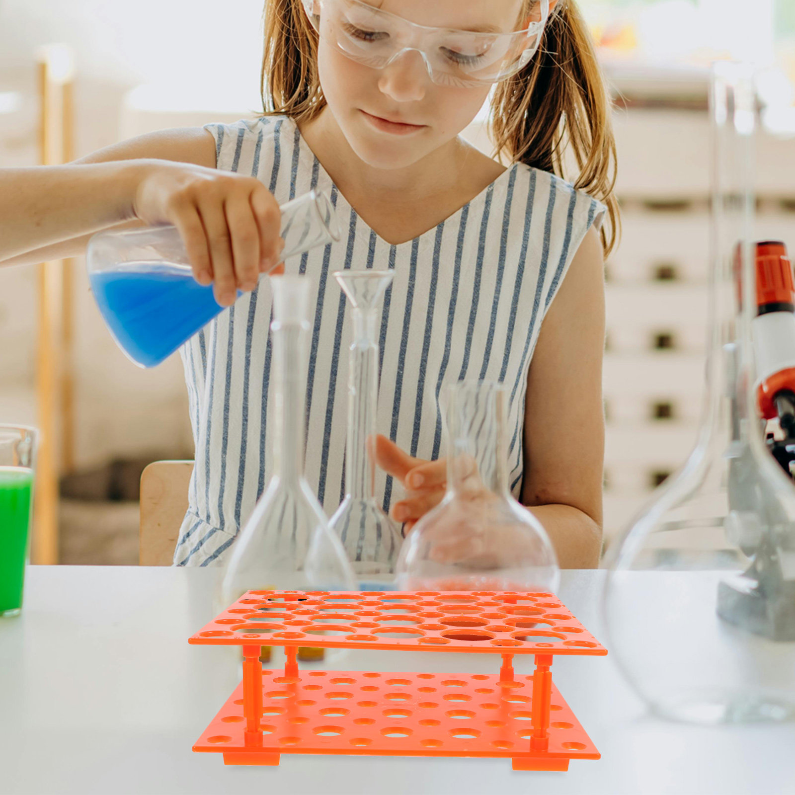 50 Yuvalı Santrifüj Tüpü Tutuc - Lab Equipment incelemesi ve fiyatı