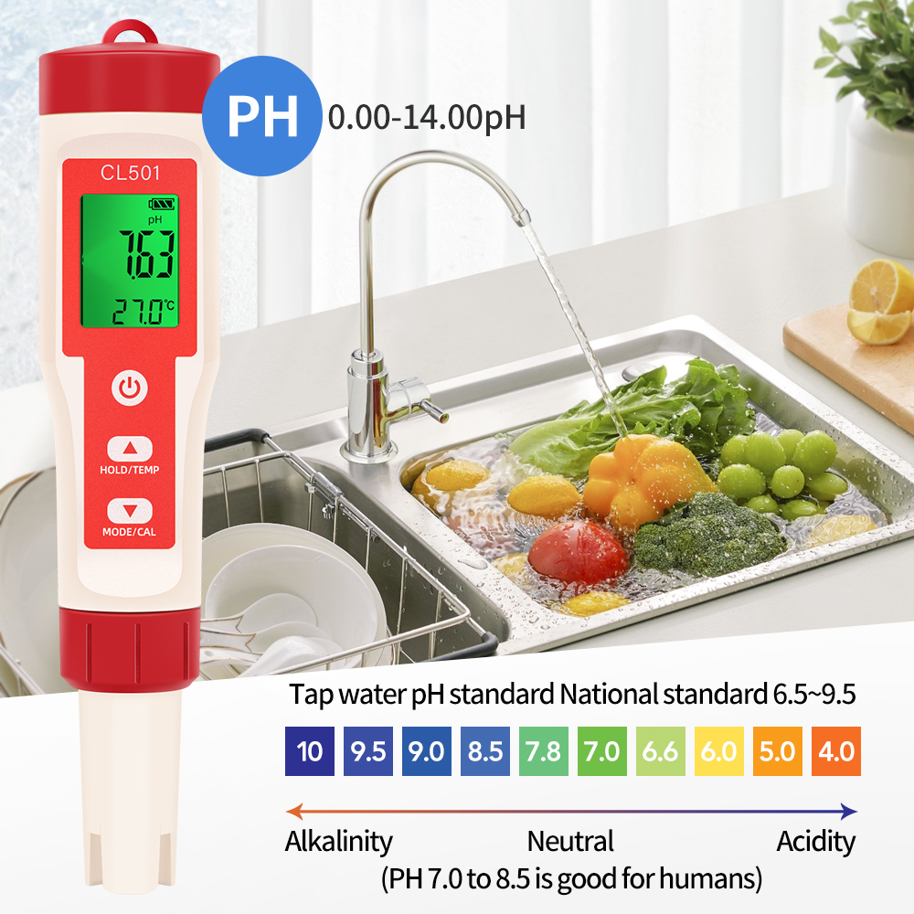 PH/CL2/H2/ORP/Sıcaklık Ölçer K - Ph Meter Digital Water Tester incelemesi ve fiyatı