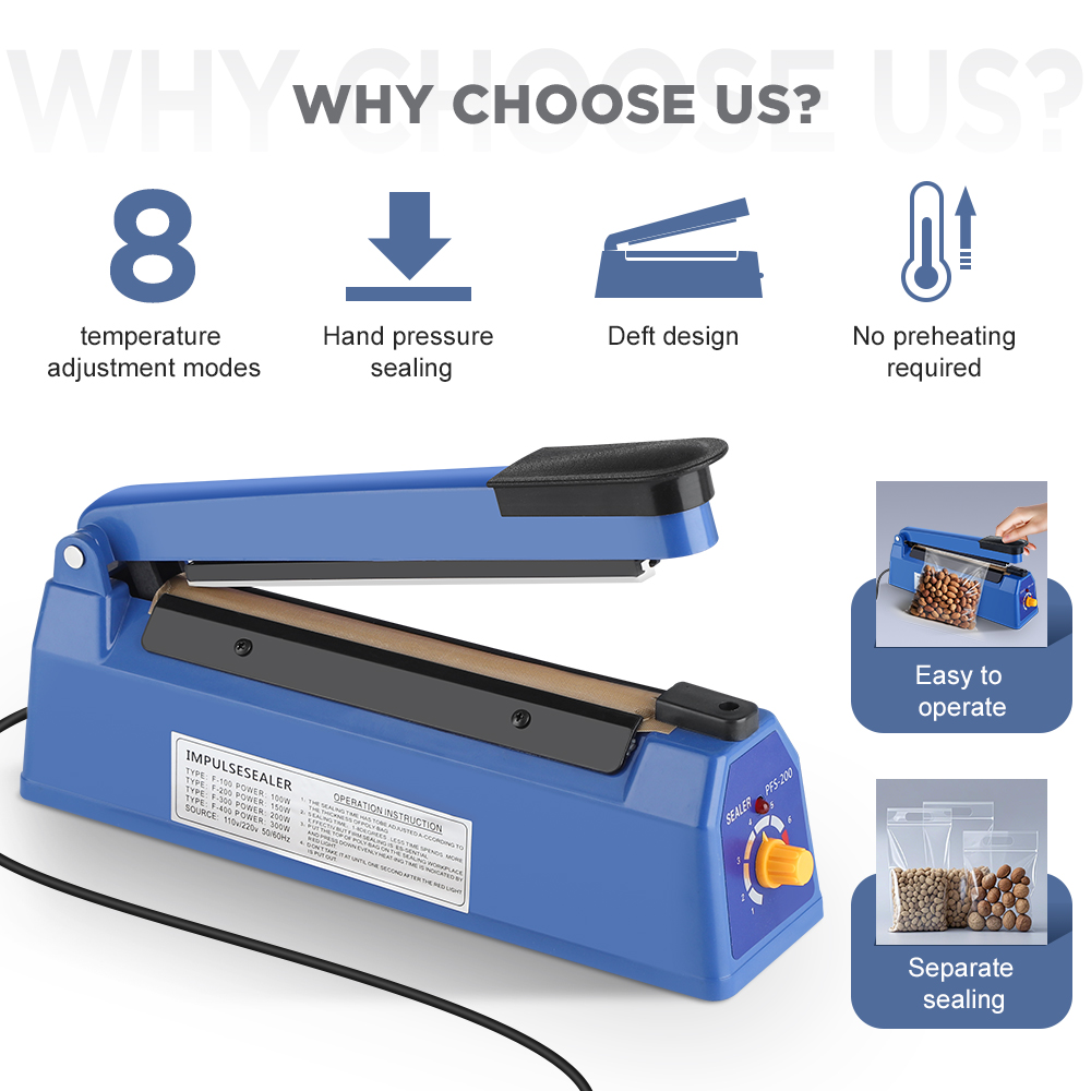 Dürtü Kapatıcı Manuel Isı Kapa - Plastic Bag Impulse Heat Sealer incelemesi ve fiyatı