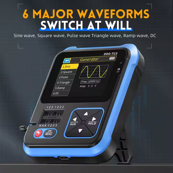 FNIRSI DSO-TC3 Mini El Tipi Di - Fnirsi Digital Oscilloscope Handheld incelemesi ve fiyatı
