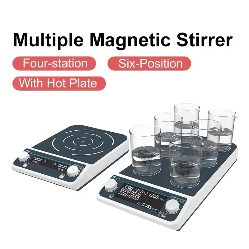 Dört istasyonlu Altı Pozisyonl - Lab Magnetic Stirrer Hot Plate incelemesi ve fiyatı