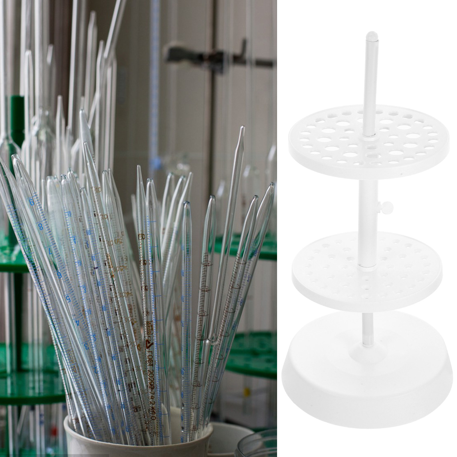 Plastik Yuvarlak Pipet Standı  - Lab Equipment incelemesi ve fiyatı