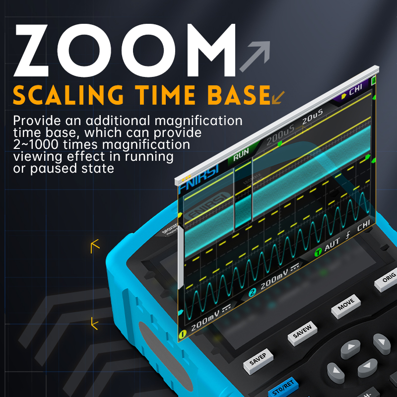 FNIRSI DPOX180H El Tipi Fosfor - Fnirsi Digital Oscilloscope Handheld incelemesi ve fiyatı