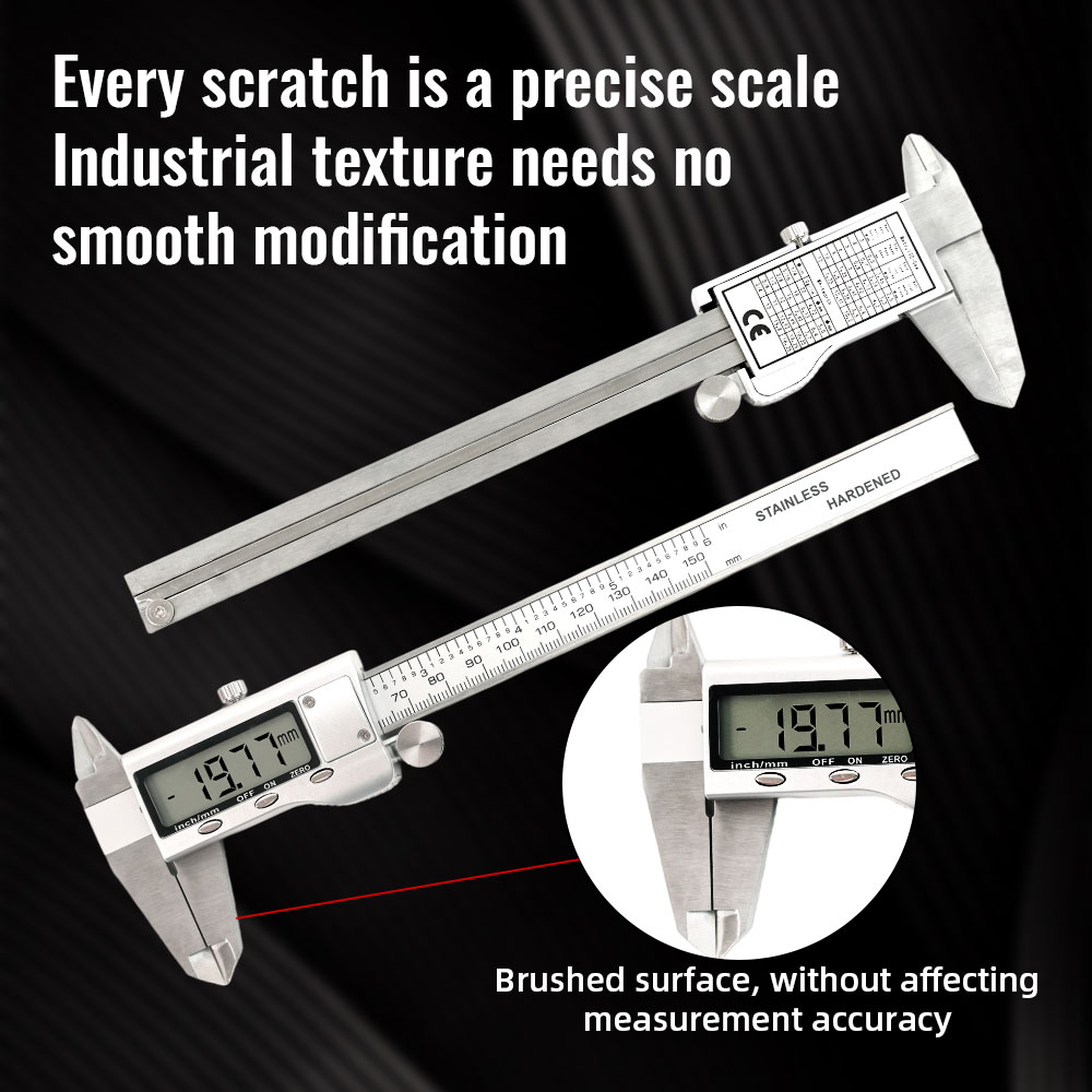 Yeni 6 İnç 0-150mm Paslanmaz Ç - Digital Caliper 150Mm Stainless Steel incelemesi ve fiyatı